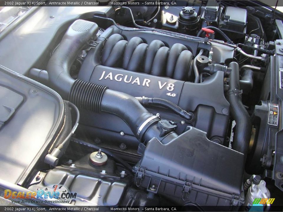 2002 Jaguar XJ XJ Sport Anthracite Metallic / Charcoal Photo #16