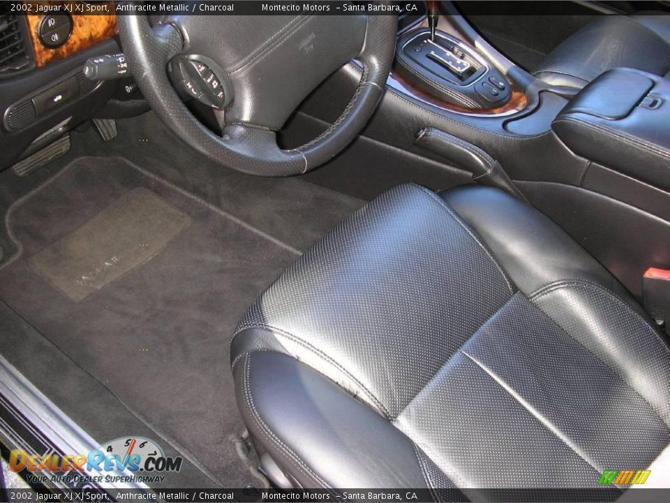 2002 Jaguar XJ XJ Sport Anthracite Metallic / Charcoal Photo #18