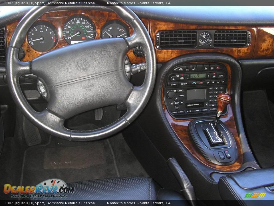 2002 Jaguar XJ XJ Sport Anthracite Metallic / Charcoal Photo #22