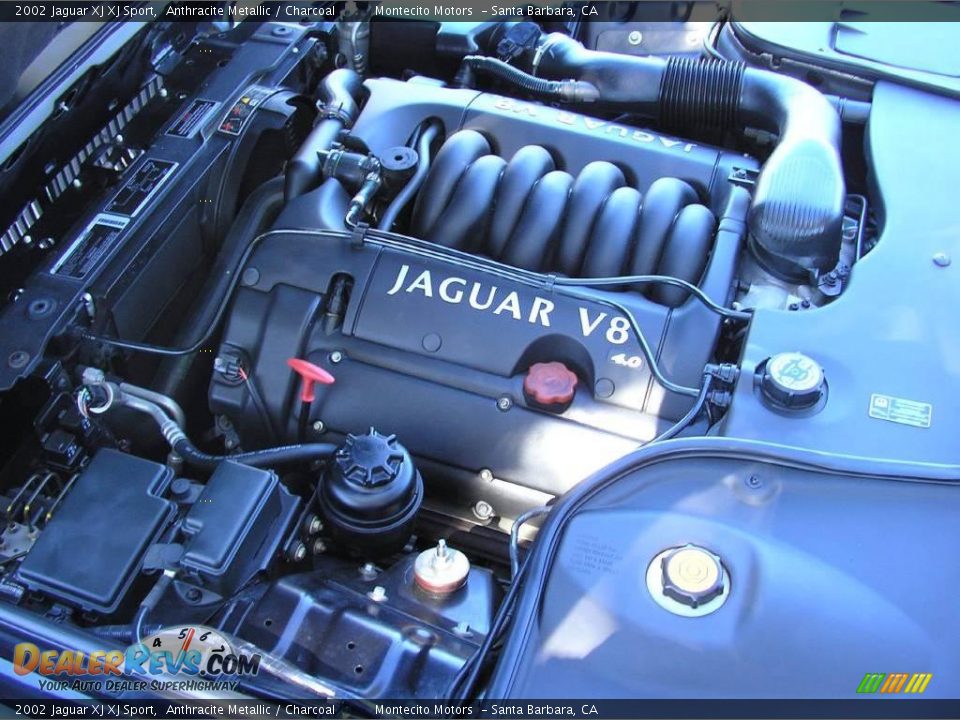 2002 Jaguar XJ XJ Sport Anthracite Metallic / Charcoal Photo #23