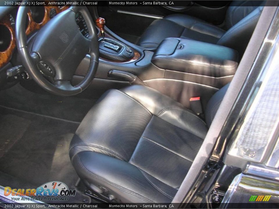 2002 Jaguar XJ XJ Sport Anthracite Metallic / Charcoal Photo #26