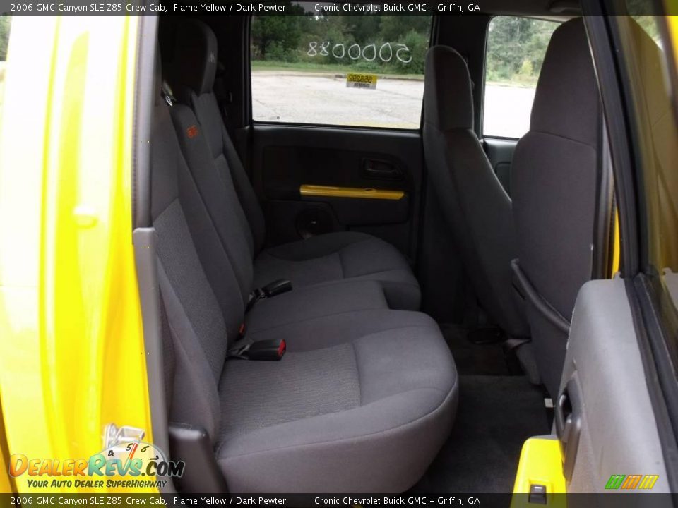 2006 GMC Canyon SLE Z85 Crew Cab Flame Yellow / Dark Pewter Photo #14