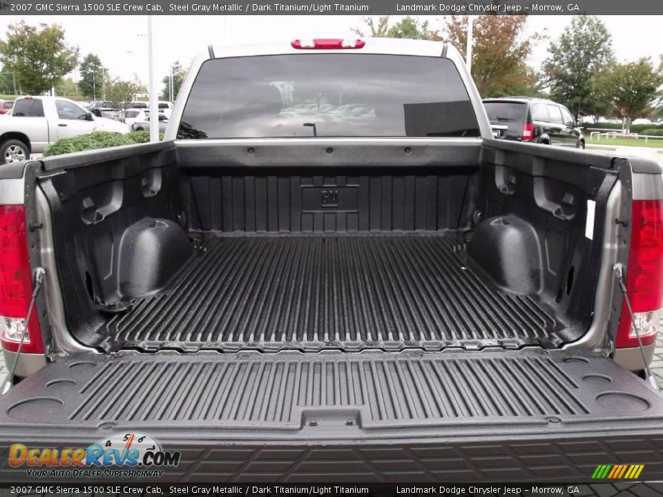 2007 GMC Sierra 1500 SLE Crew Cab Steel Gray Metallic / Dark Titanium/Light Titanium Photo #14