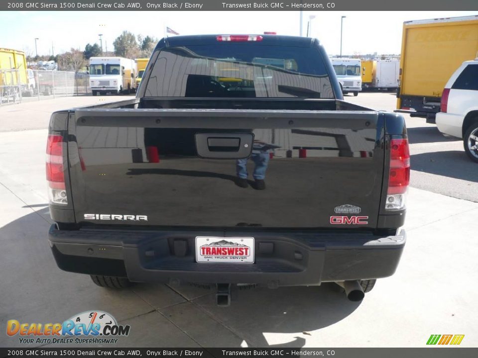 2008 GMC Sierra 1500 Denali Crew Cab AWD Onyx Black / Ebony Photo #5