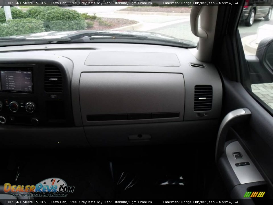 2007 GMC Sierra 1500 SLE Crew Cab Steel Gray Metallic / Dark Titanium/Light Titanium Photo #18
