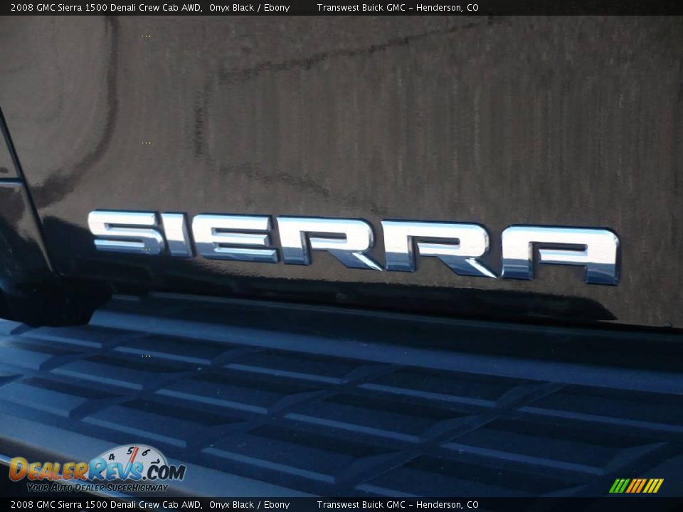 2008 GMC Sierra 1500 Denali Crew Cab AWD Onyx Black / Ebony Photo #13