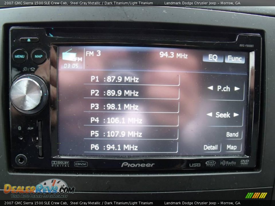 2007 GMC Sierra 1500 SLE Crew Cab Steel Gray Metallic / Dark Titanium/Light Titanium Photo #22