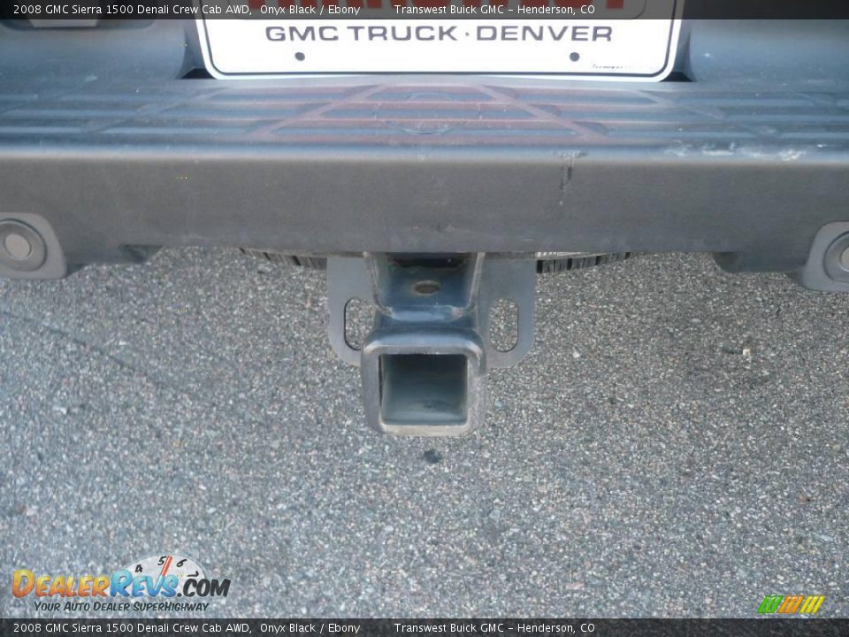 2008 GMC Sierra 1500 Denali Crew Cab AWD Onyx Black / Ebony Photo #14