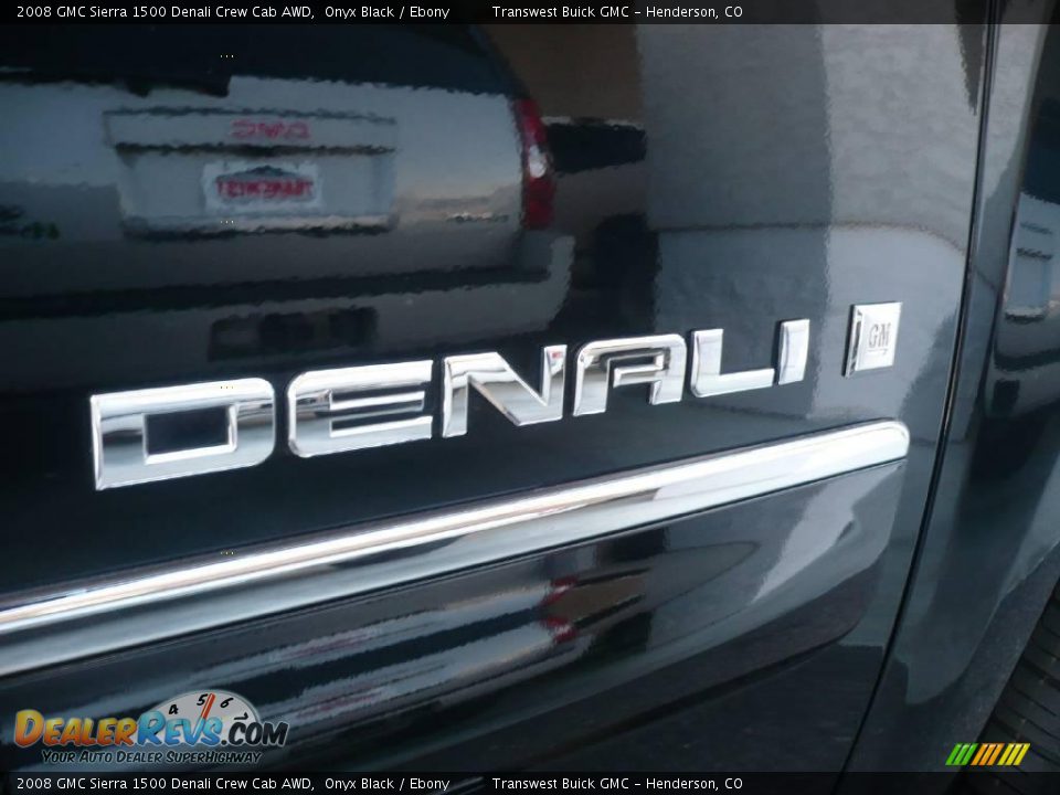 2008 GMC Sierra 1500 Denali Crew Cab AWD Onyx Black / Ebony Photo #15