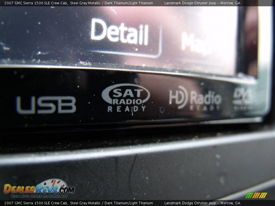 2007 GMC Sierra 1500 SLE Crew Cab Steel Gray Metallic / Dark Titanium/Light Titanium Photo #24