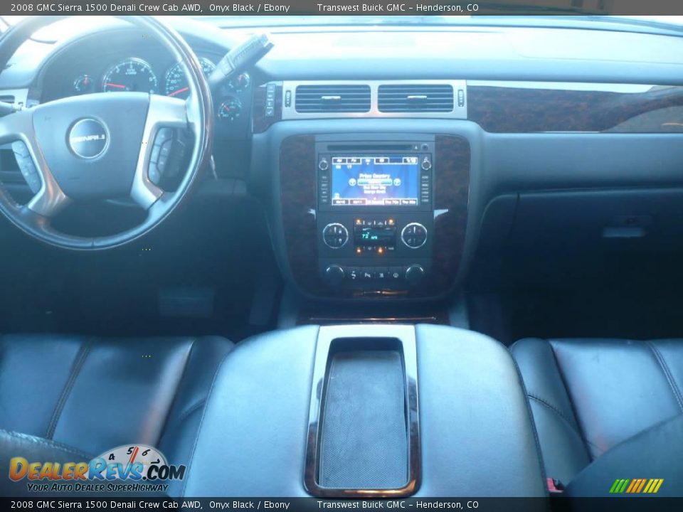 2008 GMC Sierra 1500 Denali Crew Cab AWD Onyx Black / Ebony Photo #18