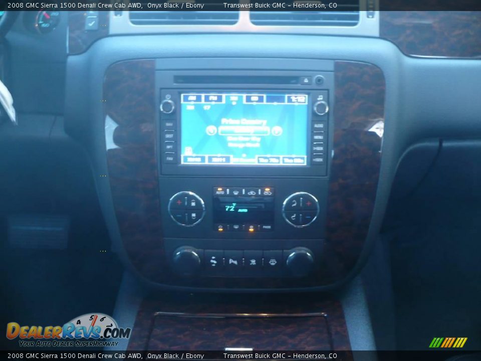 2008 GMC Sierra 1500 Denali Crew Cab AWD Onyx Black / Ebony Photo #20