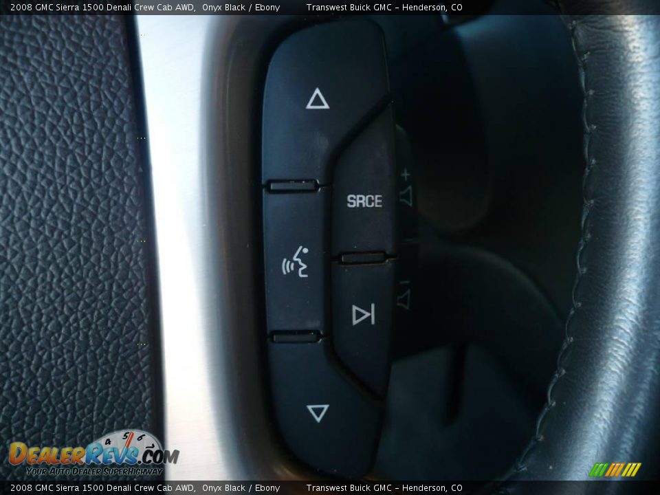 2008 GMC Sierra 1500 Denali Crew Cab AWD Onyx Black / Ebony Photo #24