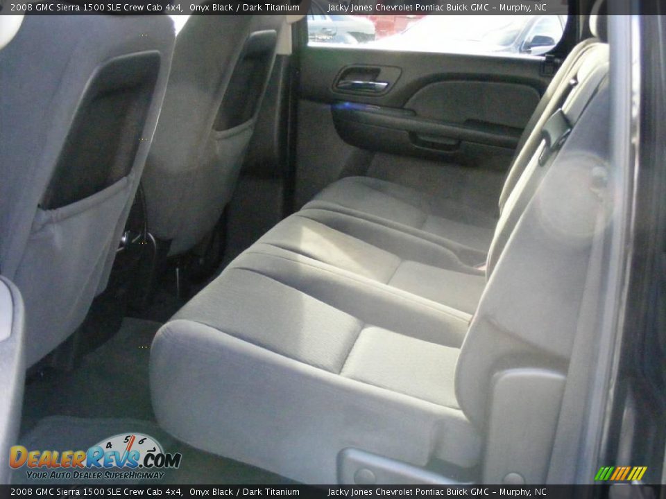 2008 GMC Sierra 1500 SLE Crew Cab 4x4 Onyx Black / Dark Titanium Photo #2