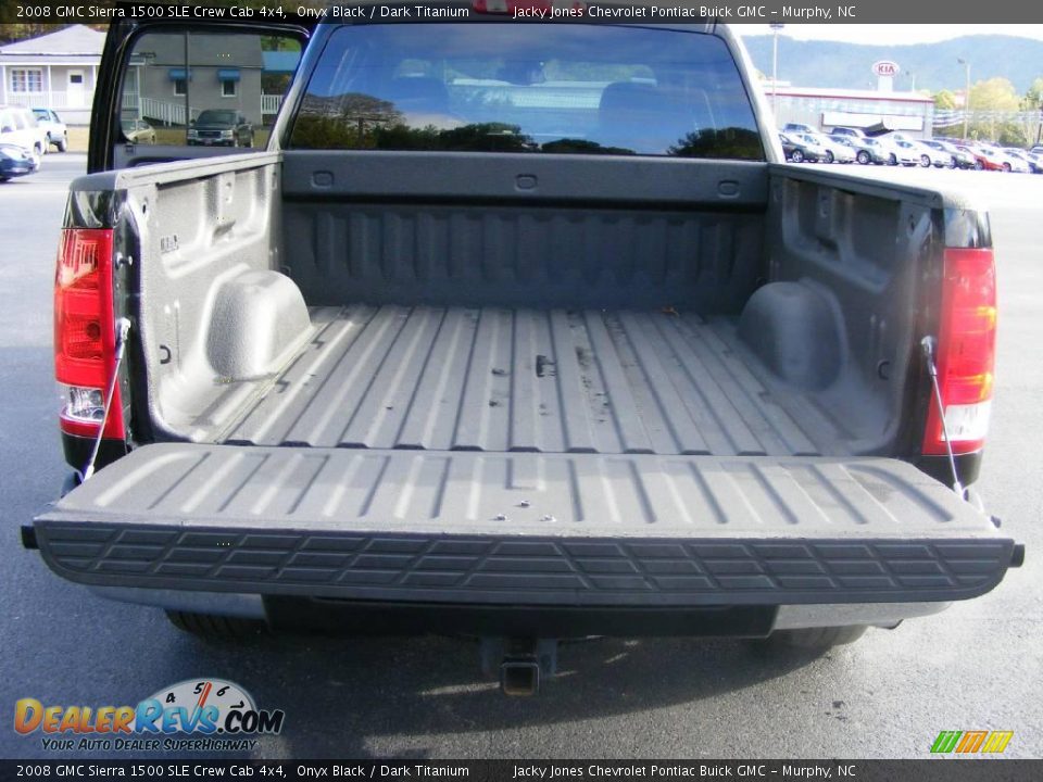 2008 GMC Sierra 1500 SLE Crew Cab 4x4 Onyx Black / Dark Titanium Photo #3