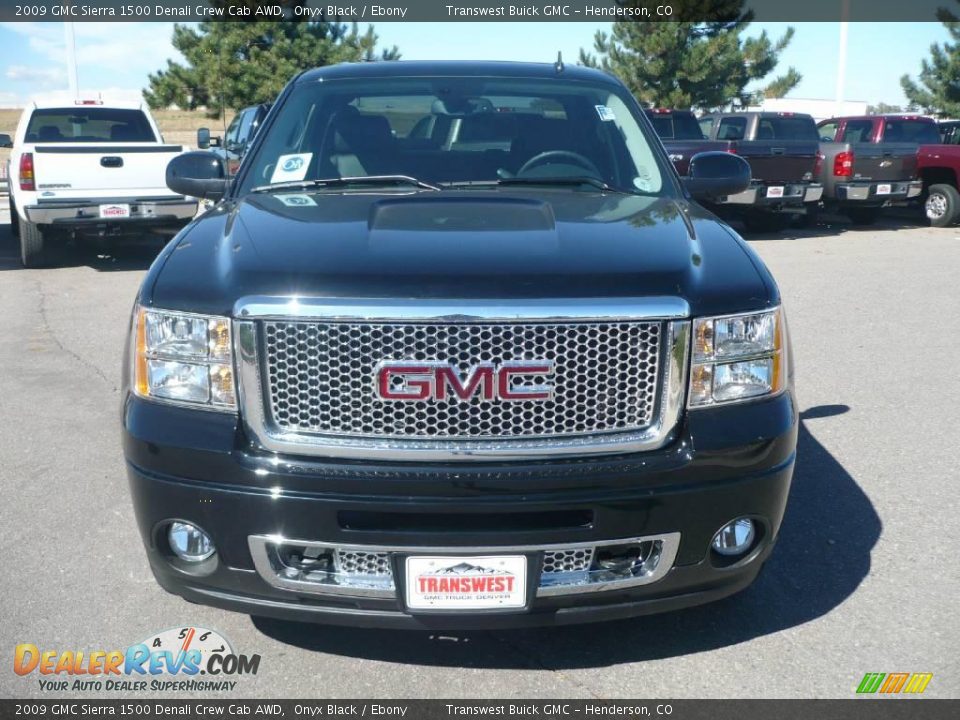 2009 GMC Sierra 1500 Denali Crew Cab AWD Onyx Black / Ebony Photo #2