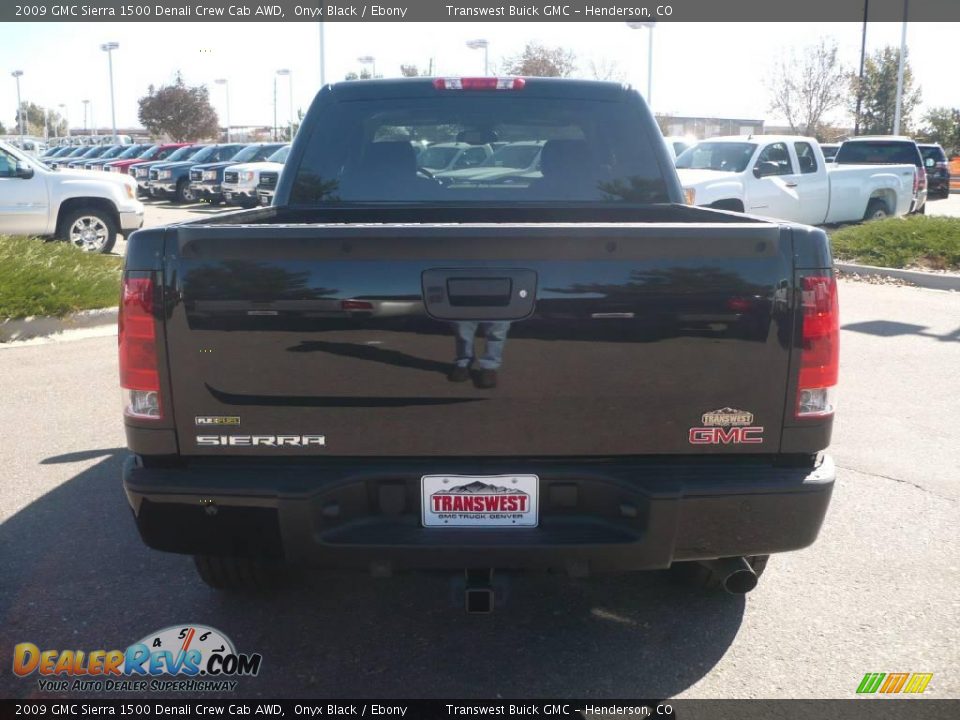 2009 GMC Sierra 1500 Denali Crew Cab AWD Onyx Black / Ebony Photo #4