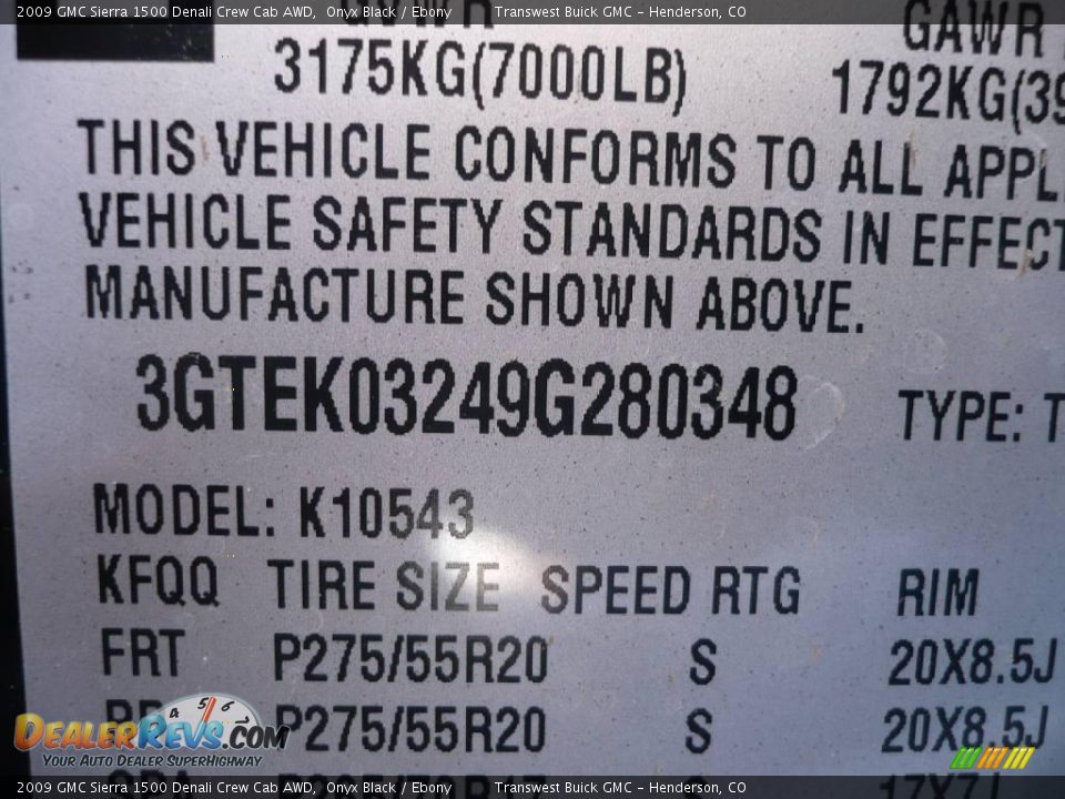 2009 GMC Sierra 1500 Denali Crew Cab AWD Onyx Black / Ebony Photo #10