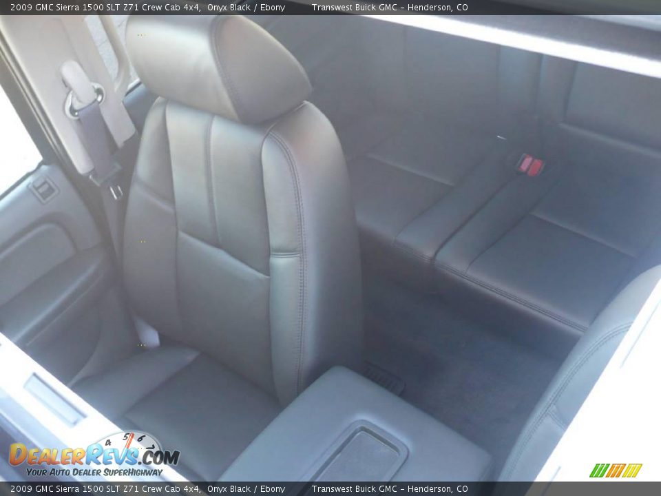 2009 GMC Sierra 1500 SLT Z71 Crew Cab 4x4 Onyx Black / Ebony Photo #8