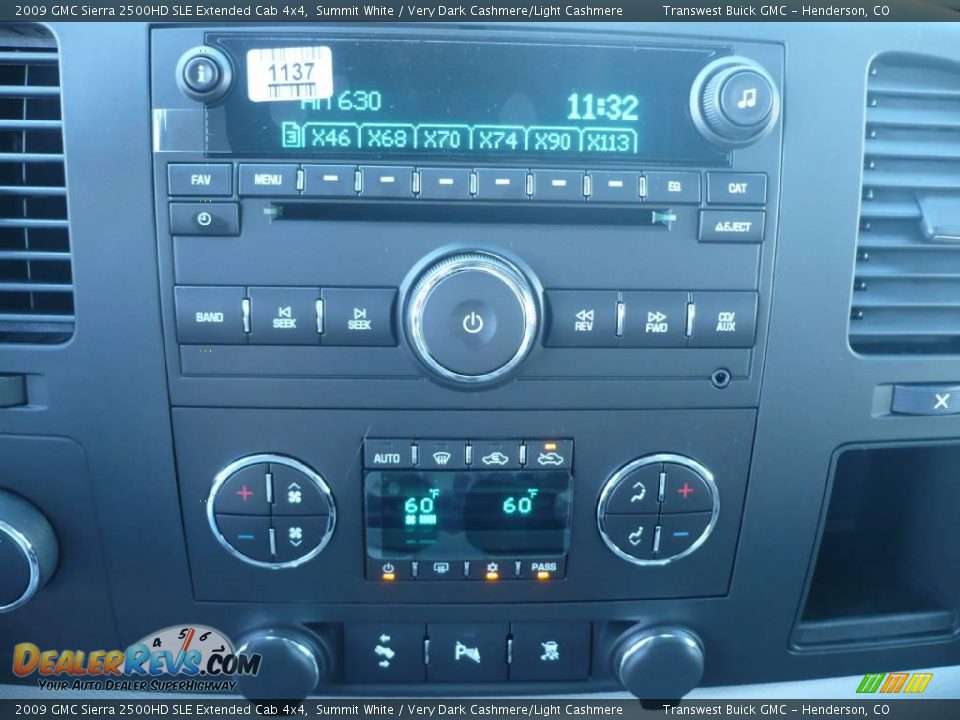 2009 GMC Sierra 2500HD SLE Extended Cab 4x4 Summit White / Very Dark Cashmere/Light Cashmere Photo #8
