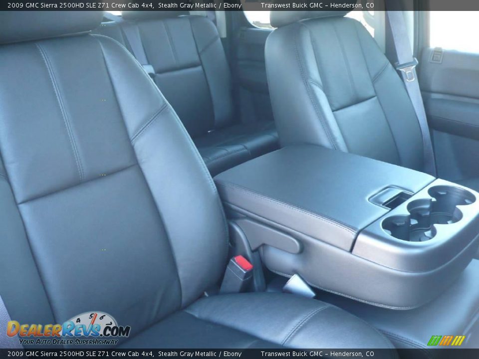 2009 GMC Sierra 2500HD SLE Z71 Crew Cab 4x4 Stealth Gray Metallic / Ebony Photo #5