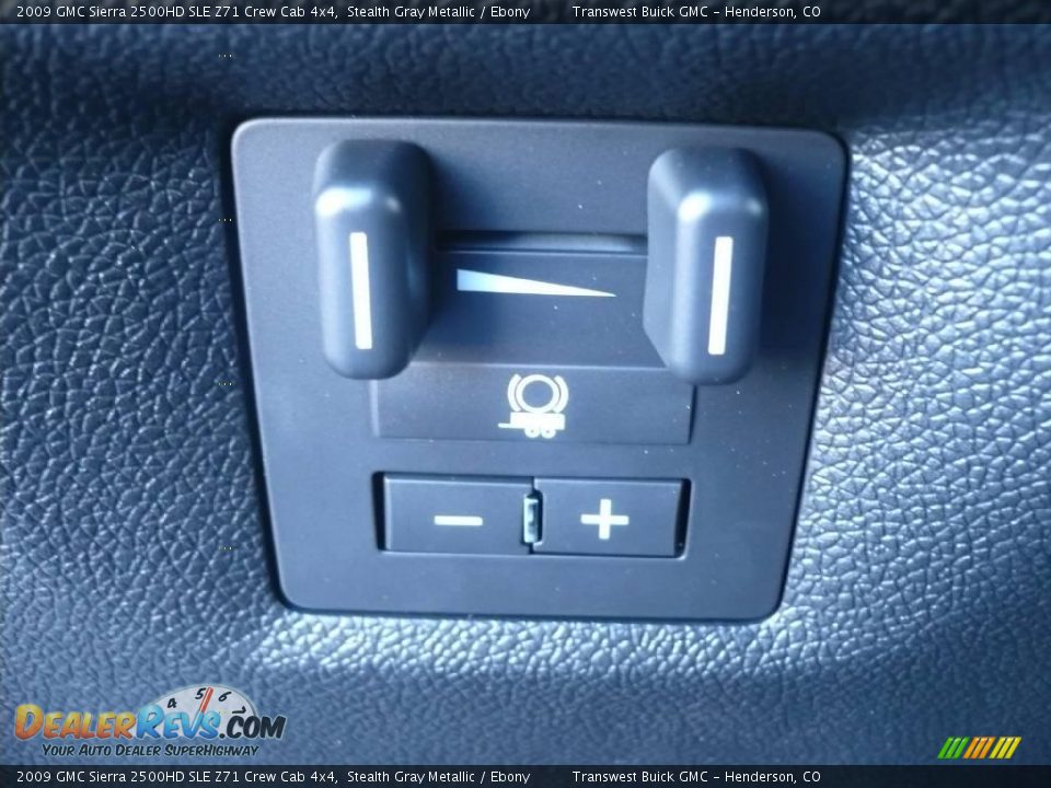 2009 GMC Sierra 2500HD SLE Z71 Crew Cab 4x4 Stealth Gray Metallic / Ebony Photo #7