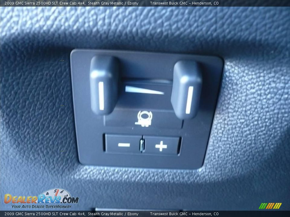 2009 GMC Sierra 2500HD SLT Crew Cab 4x4 Stealth Gray Metallic / Ebony Photo #7