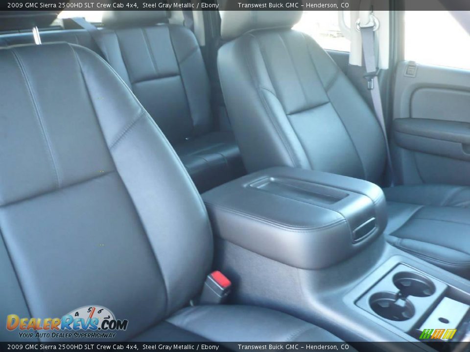 2009 GMC Sierra 2500HD SLT Crew Cab 4x4 Steel Gray Metallic / Ebony Photo #5