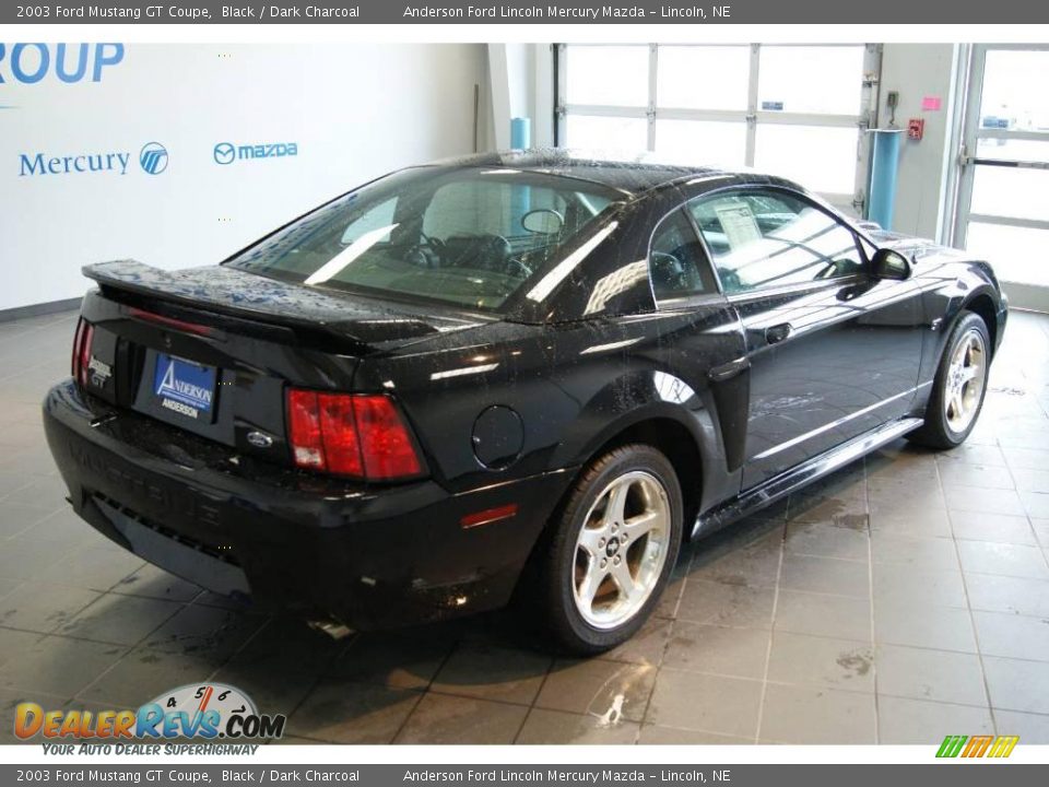 2003 Ford Mustang GT Coupe Black / Dark Charcoal Photo #3