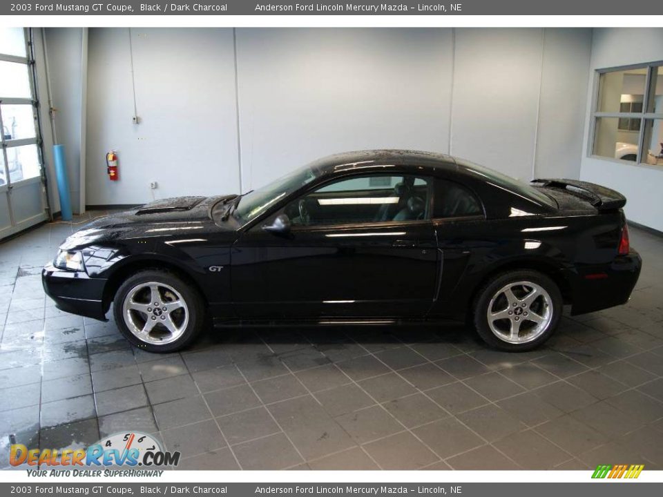2003 Ford Mustang GT Coupe Black / Dark Charcoal Photo #6