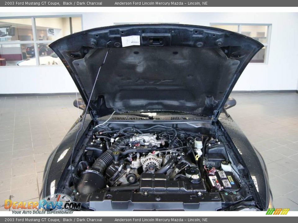 2003 Ford Mustang GT Coupe Black / Dark Charcoal Photo #9