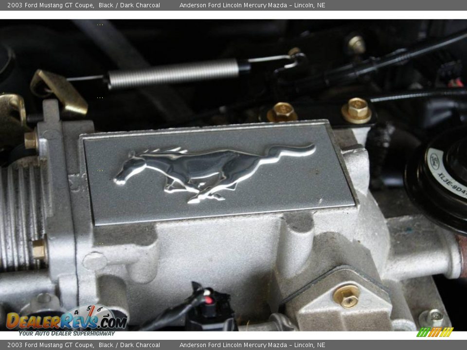 2003 Ford Mustang GT Coupe Black / Dark Charcoal Photo #11