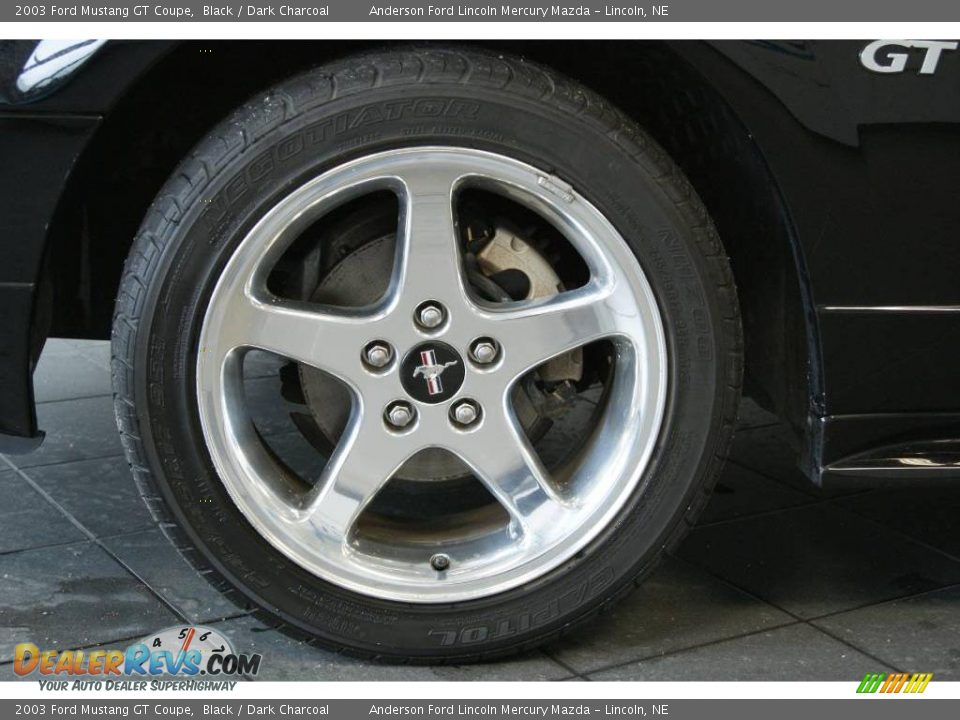2003 Ford Mustang GT Coupe Black / Dark Charcoal Photo #12