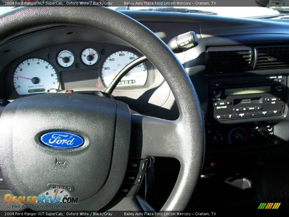 2004 Ford Ranger XLT SuperCab Oxford White / Black/Gray Photo #3