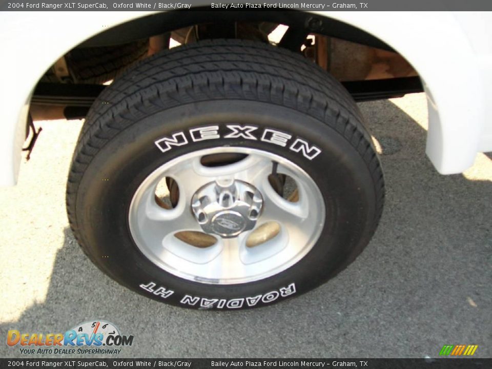 2004 Ford Ranger XLT SuperCab Oxford White / Black/Gray Photo #7