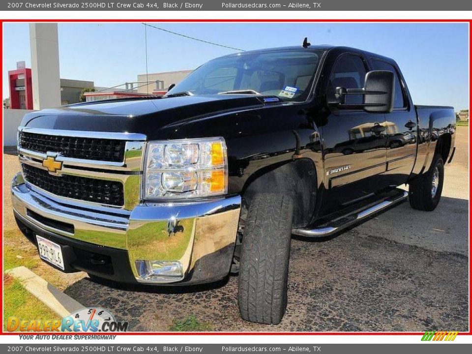 2007 Chevrolet Silverado 2500HD LT Crew Cab 4x4 Black / Ebony Photo #1