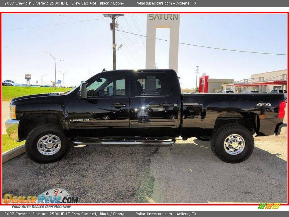 2007 Chevrolet Silverado 2500HD LT Crew Cab 4x4 Black / Ebony Photo #2