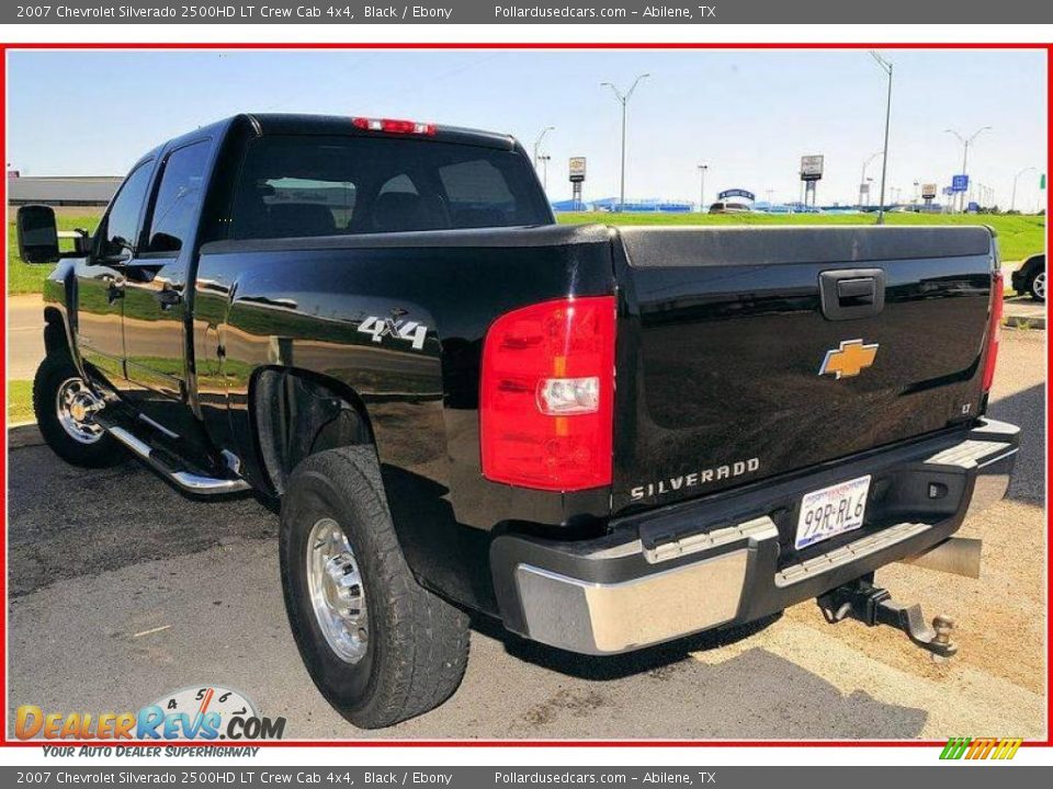 2007 Chevrolet Silverado 2500HD LT Crew Cab 4x4 Black / Ebony Photo #3