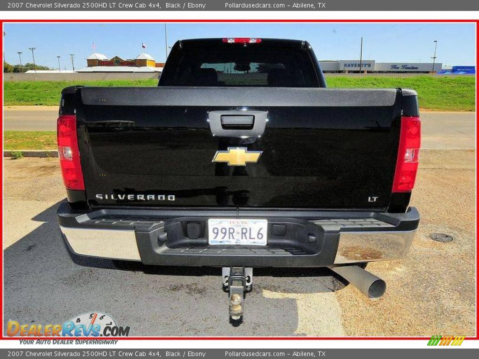 2007 Chevrolet Silverado 2500HD LT Crew Cab 4x4 Black / Ebony Photo #4