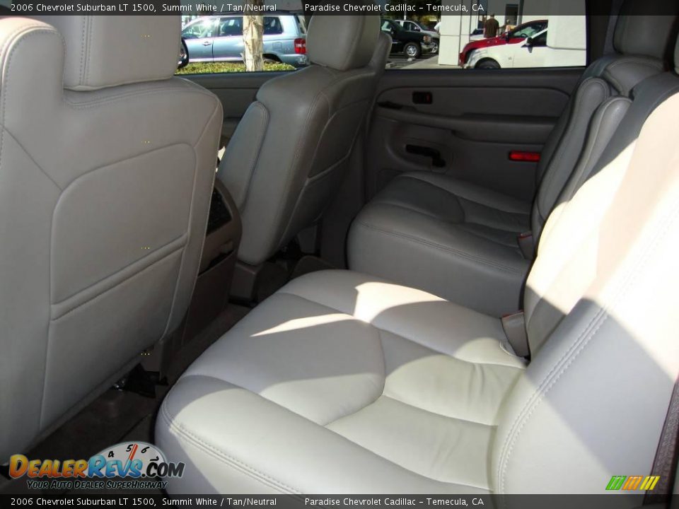 2006 Chevrolet Suburban LT 1500 Summit White / Tan/Neutral Photo #11