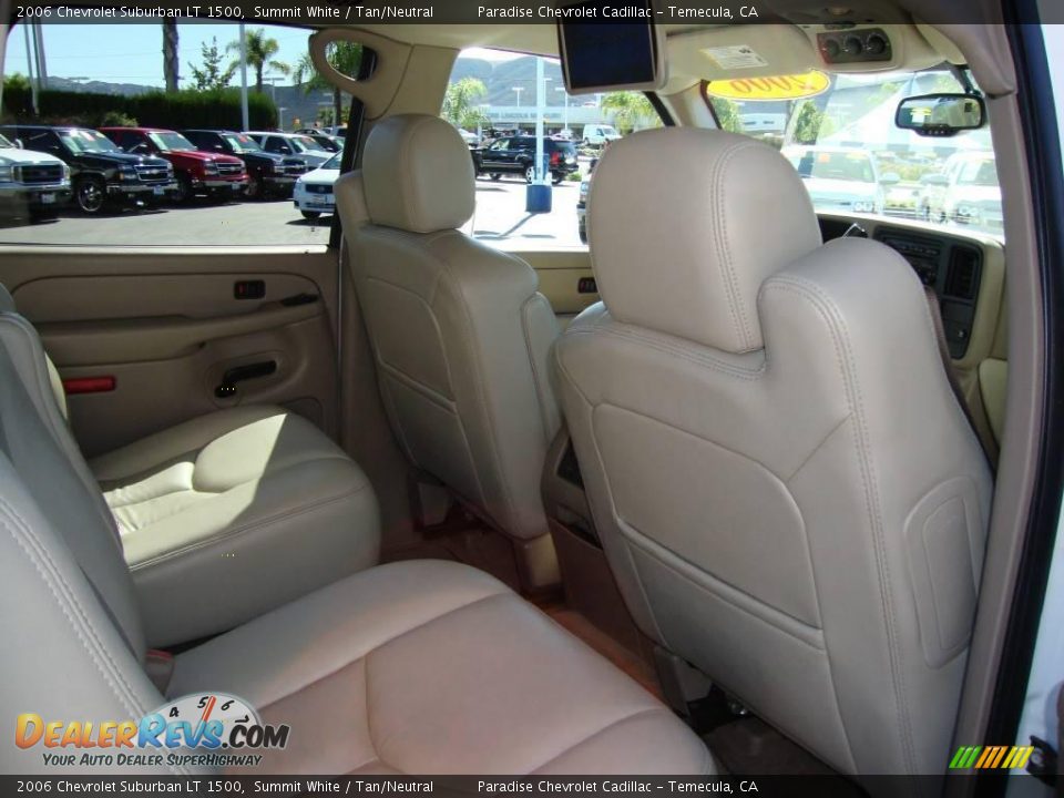 2006 Chevrolet Suburban LT 1500 Summit White / Tan/Neutral Photo #13