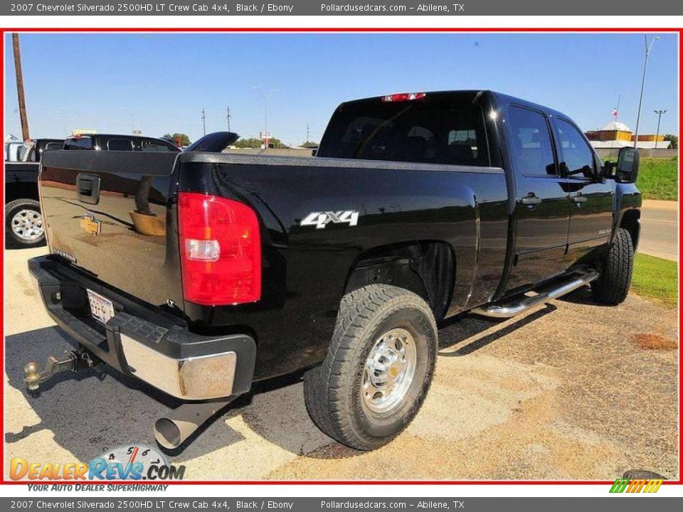 2007 Chevrolet Silverado 2500HD LT Crew Cab 4x4 Black / Ebony Photo #8