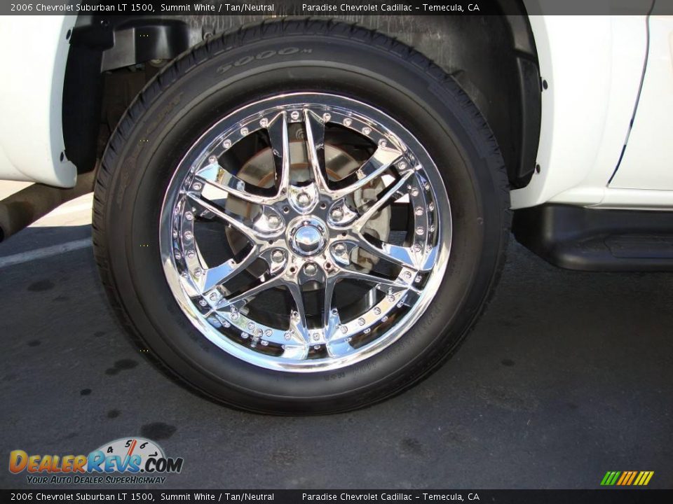 2006 Chevrolet Suburban LT 1500 Summit White / Tan/Neutral Photo #15