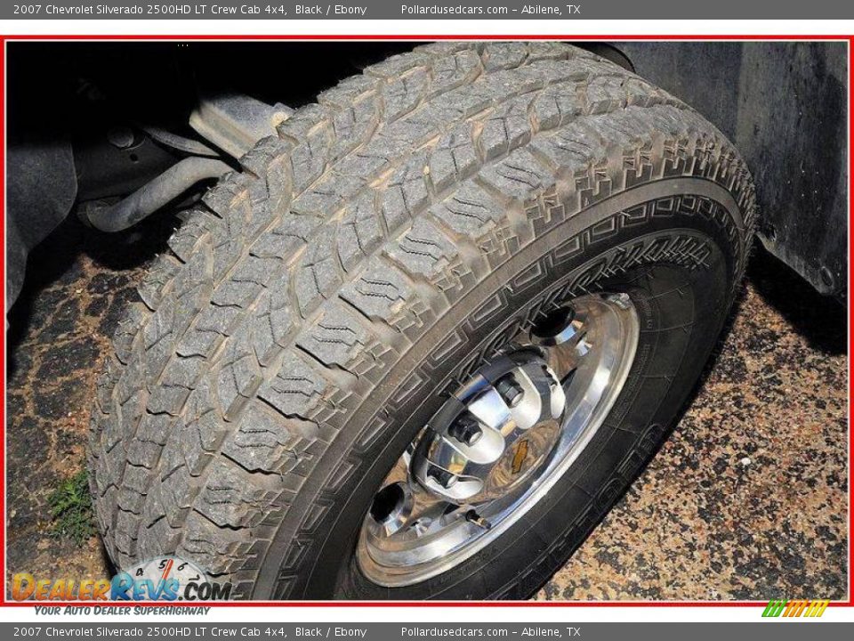2007 Chevrolet Silverado 2500HD LT Crew Cab 4x4 Black / Ebony Photo #12