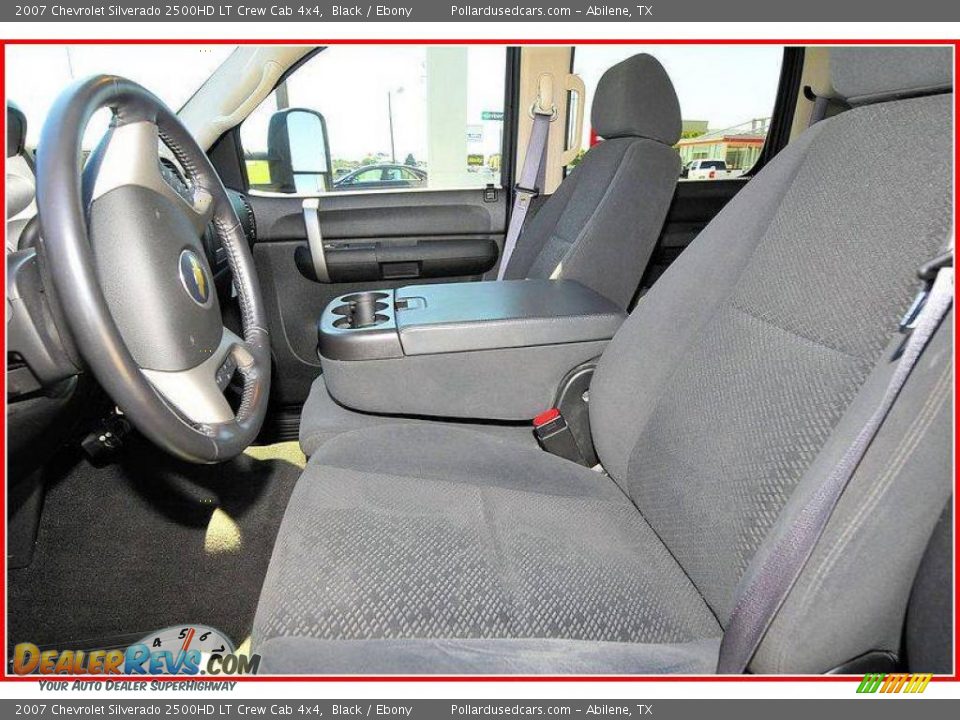 2007 Chevrolet Silverado 2500HD LT Crew Cab 4x4 Black / Ebony Photo #13