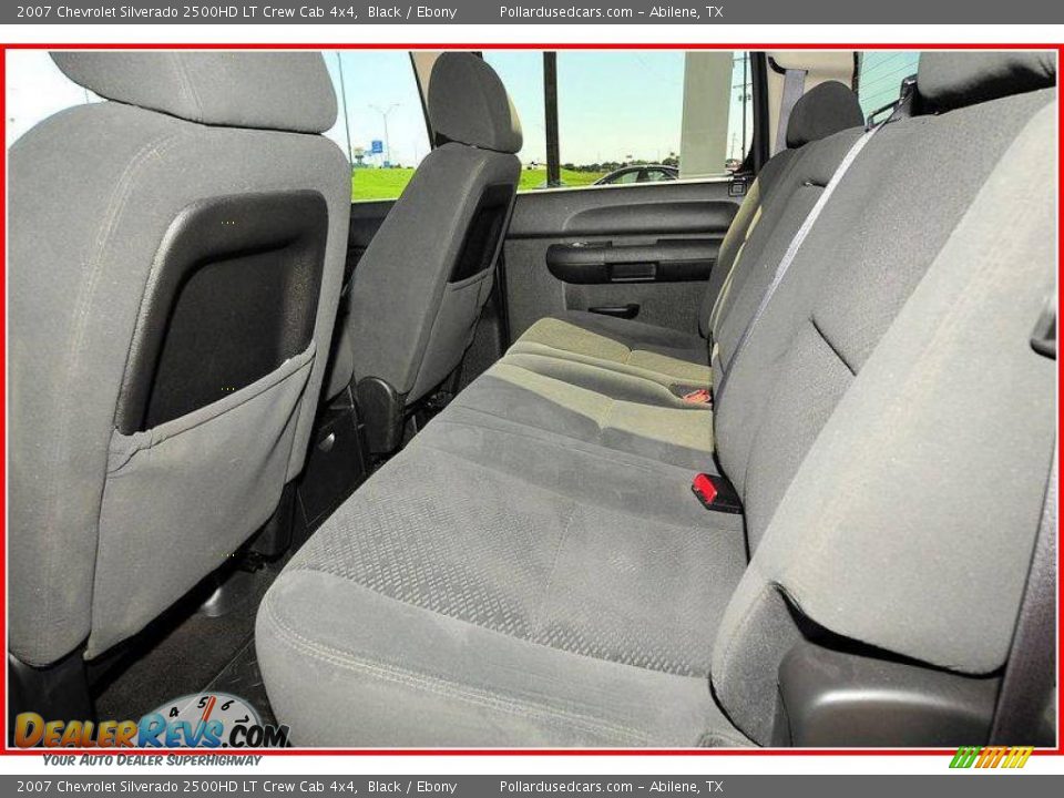 2007 Chevrolet Silverado 2500HD LT Crew Cab 4x4 Black / Ebony Photo #18