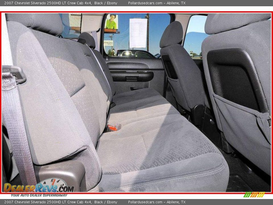2007 Chevrolet Silverado 2500HD LT Crew Cab 4x4 Black / Ebony Photo #19