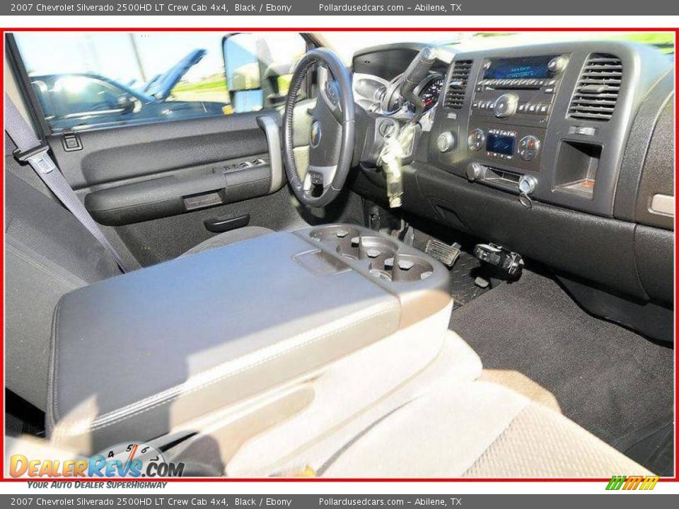 2007 Chevrolet Silverado 2500HD LT Crew Cab 4x4 Black / Ebony Photo #22