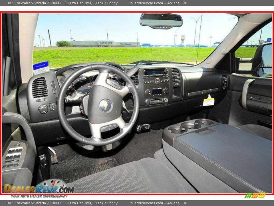 2007 Chevrolet Silverado 2500HD LT Crew Cab 4x4 Black / Ebony Photo #23