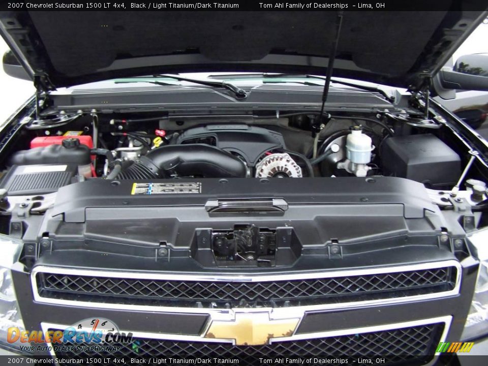 2007 Chevrolet Suburban 1500 LT 4x4 Black / Light Titanium/Dark Titanium Photo #19